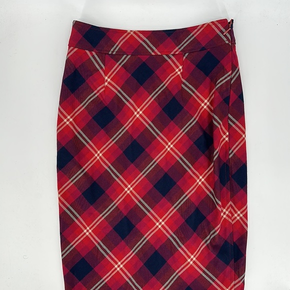 Free People skirt plaid pencil skirt size 2 Geometric Precision NWT - Picture 3 of 7
